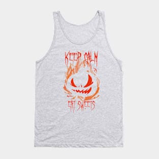 Pumpkin Head Tank Top